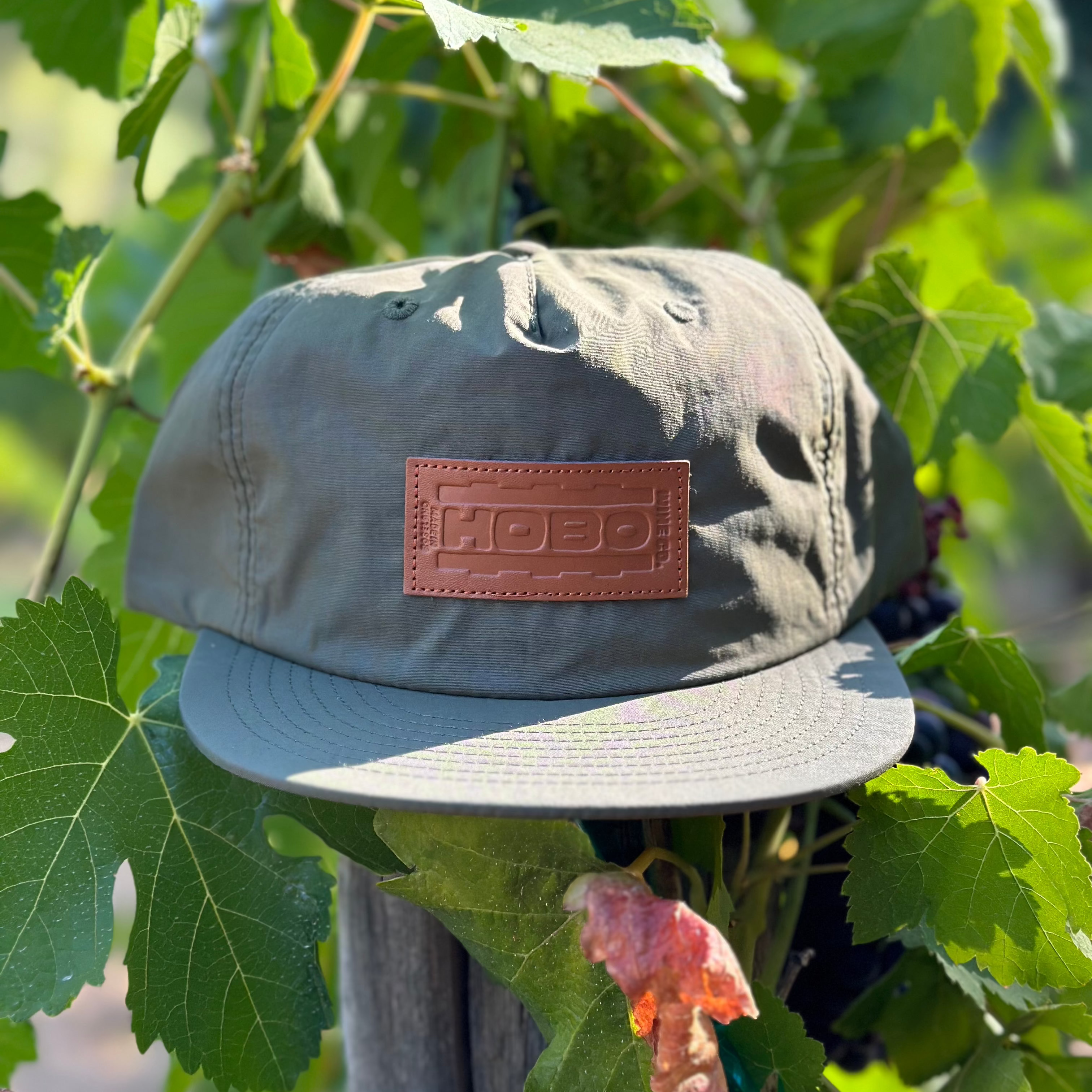 Hobo Hat - Faux Leather Patch